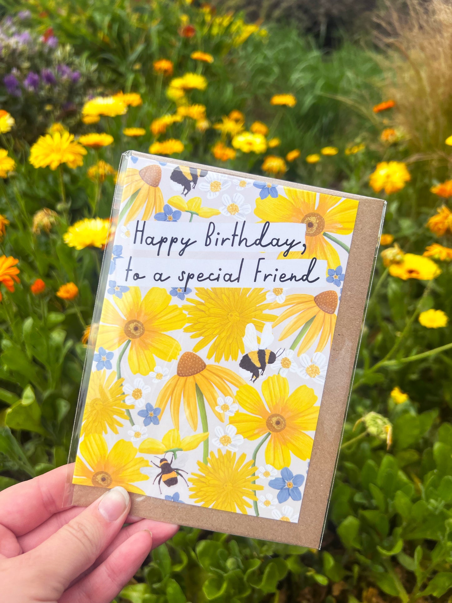 Happy Birthday to a Special Friend - A6 Greetings Card
