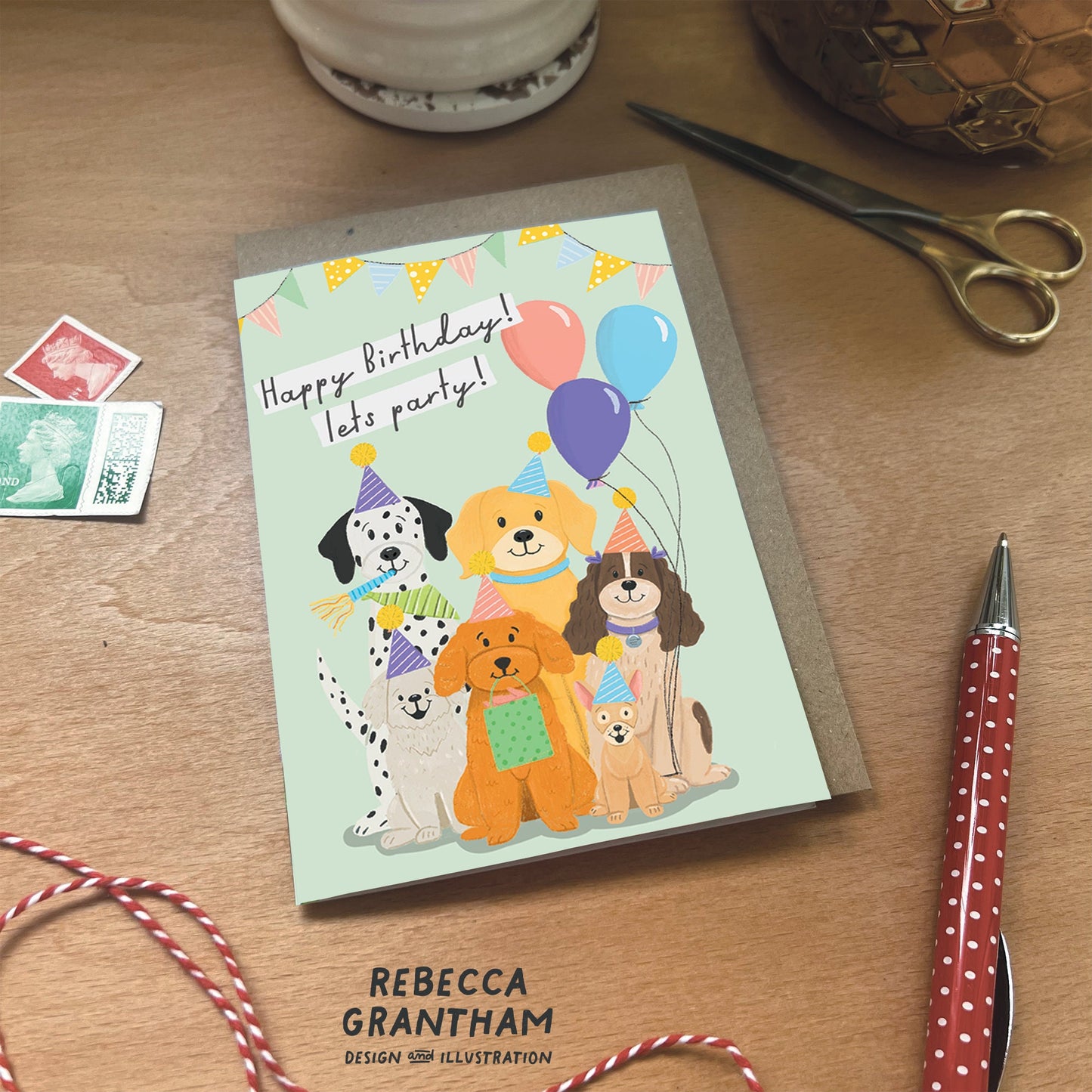 Happy Birthday - A6 Greetings card