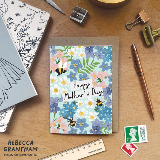 Happy Mother's Day- A6 Greetings Card