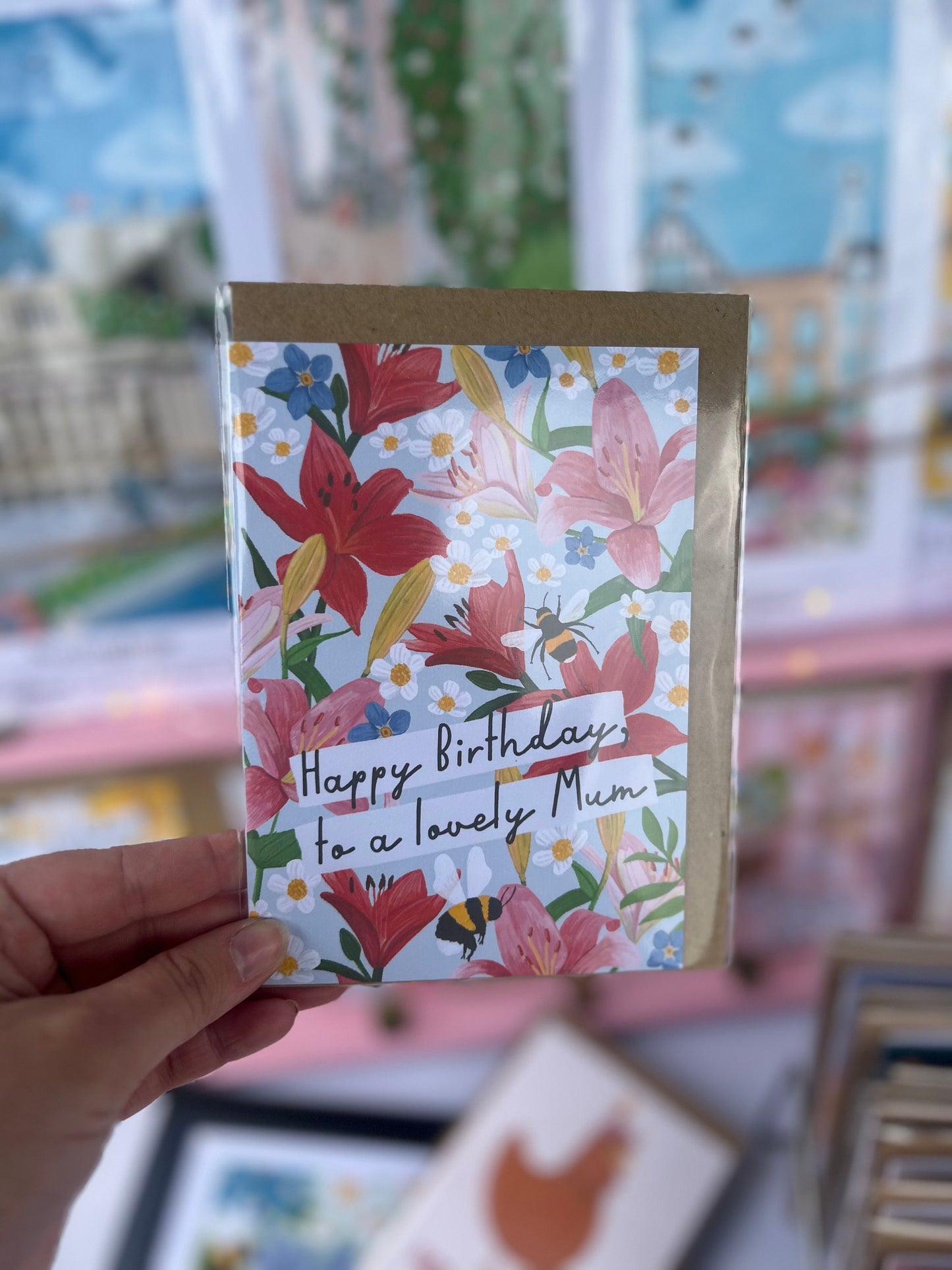 Happy Birthday Mum A6 Greetings Card