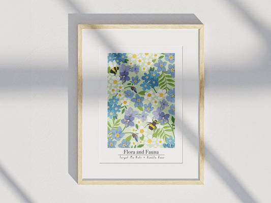 Forget Me Nots - Flora and Fauna Collection (A3, A4, A5)