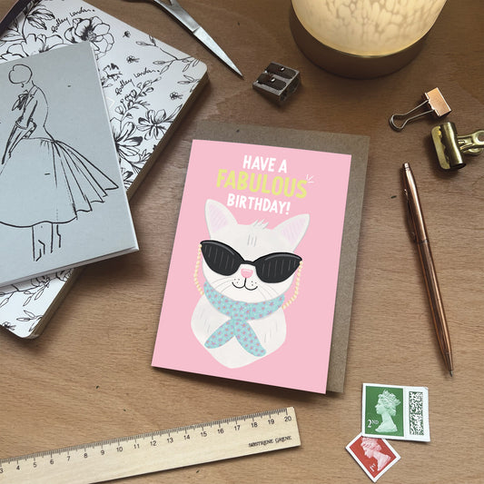 Have a fabulous Birthday - A6 Greetings Card