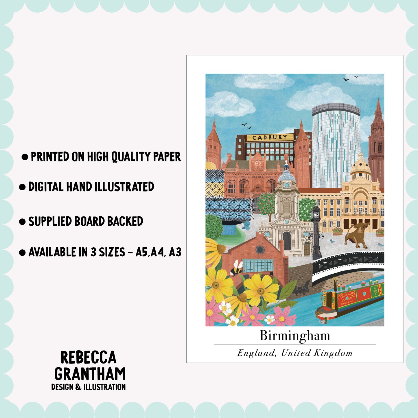Birmingham - Destination Collection (A4, A5, A3)