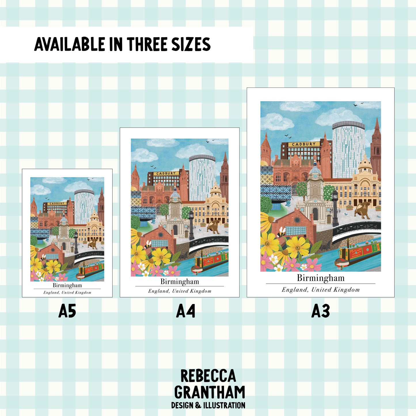 Birmingham - Destination Collection (A4, A5, A3)