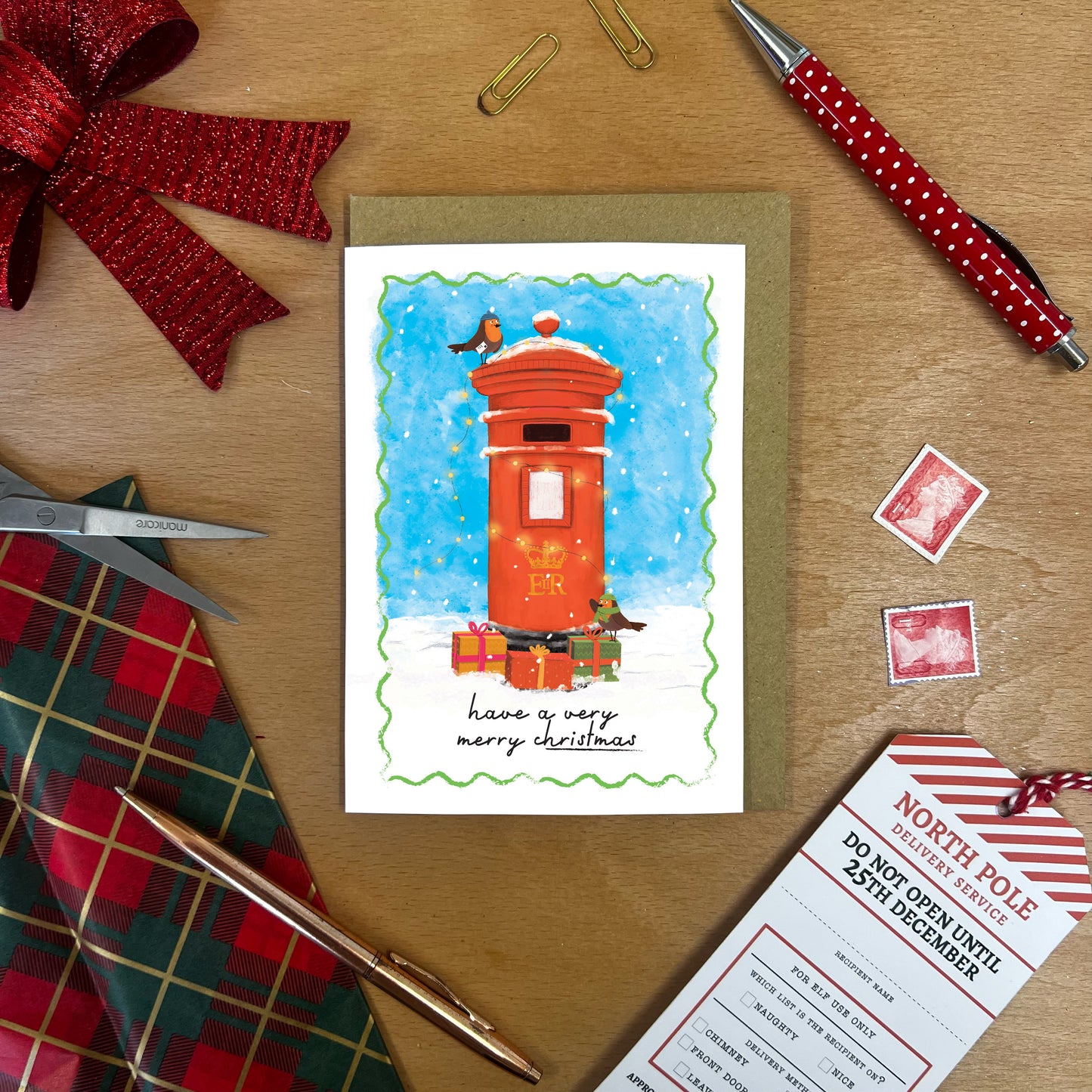 Have a very Merry Christmas- A6 Greetings Christmas Card