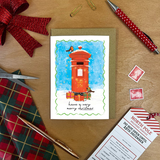 Have a very Merry Christmas- A6 Greetings Christmas Card