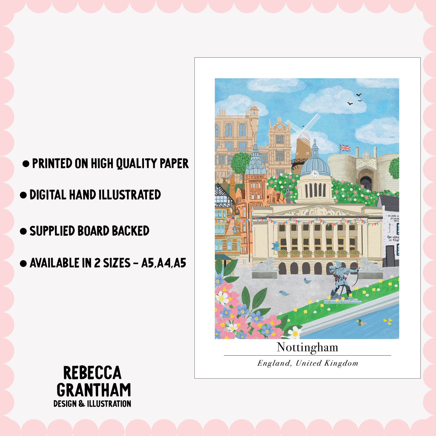 Nottingham - Destination Collection (A4, A5, A3)